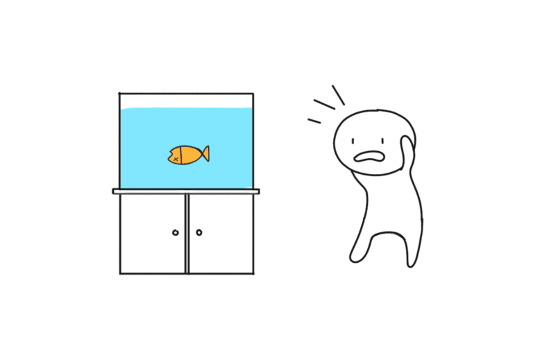 cá mới mua về chết, nằm đáy hoặc nhát