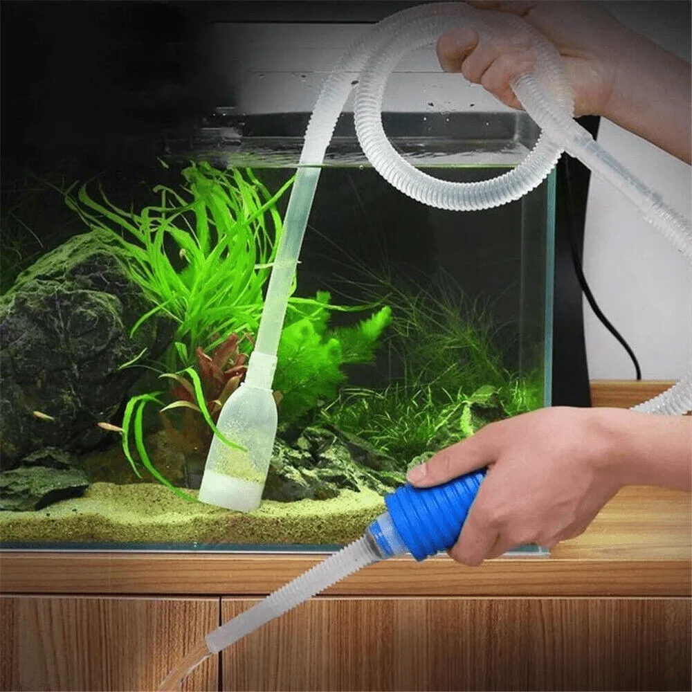 Cách hút nước bể cá bằng ống